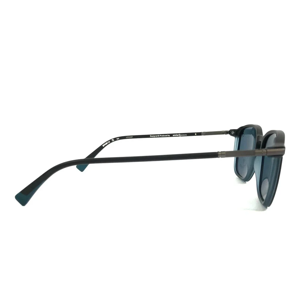 Etnia Barcelona Sunglasses CACTUS PTBK Petrol Black Frames Blue Polarized Lenses